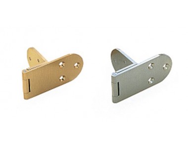 Brass Overlay Door Angle Hinge